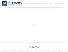Tablet Screenshot of intech-automacao.com.br